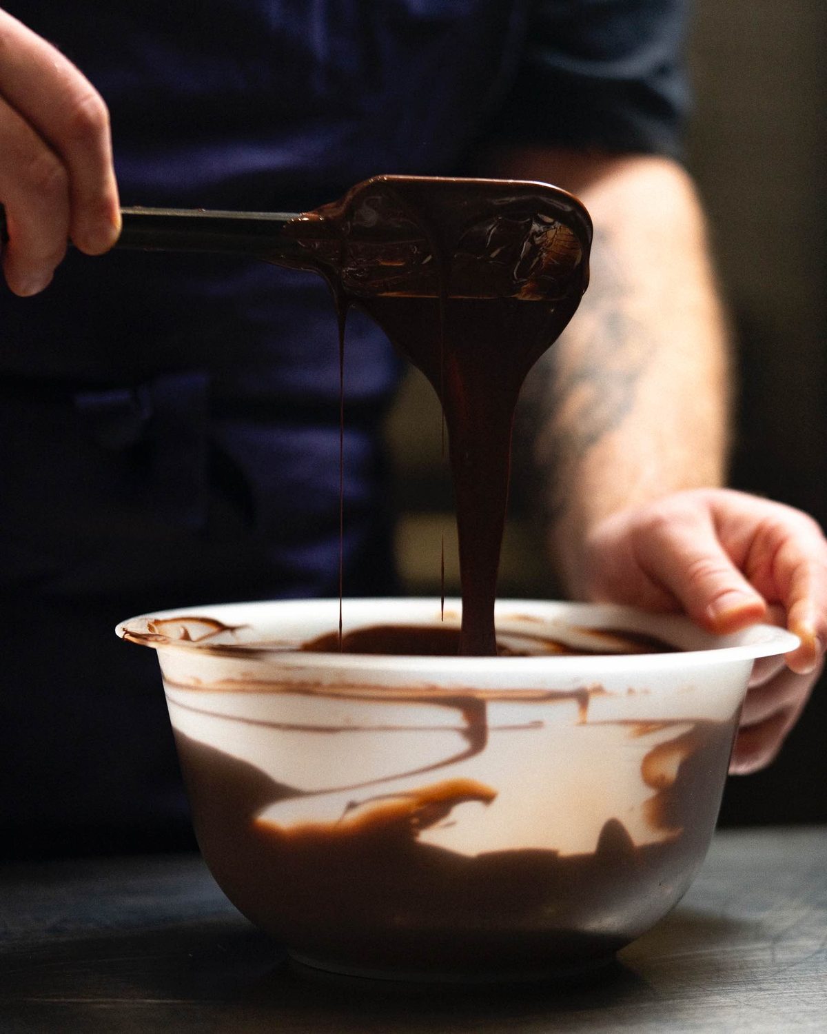 Travail du chocolat au Colibri