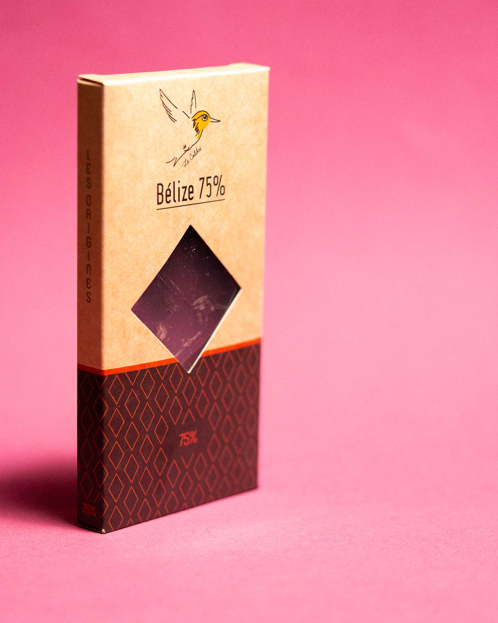 Tablette Belize 75 % — Le Colibri